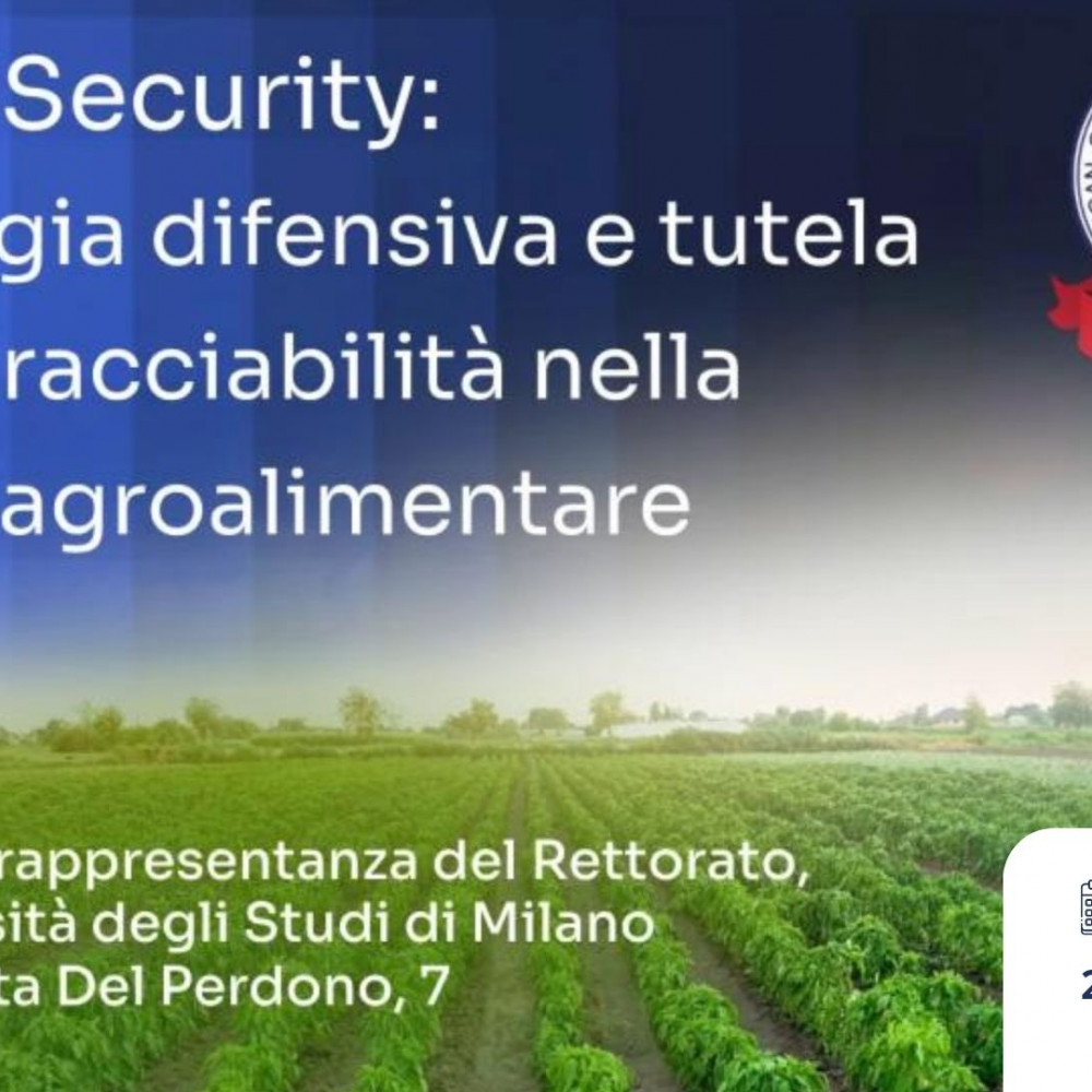 Food Security: strategia difensiva e tutela della tracciabilità nella filiera 
