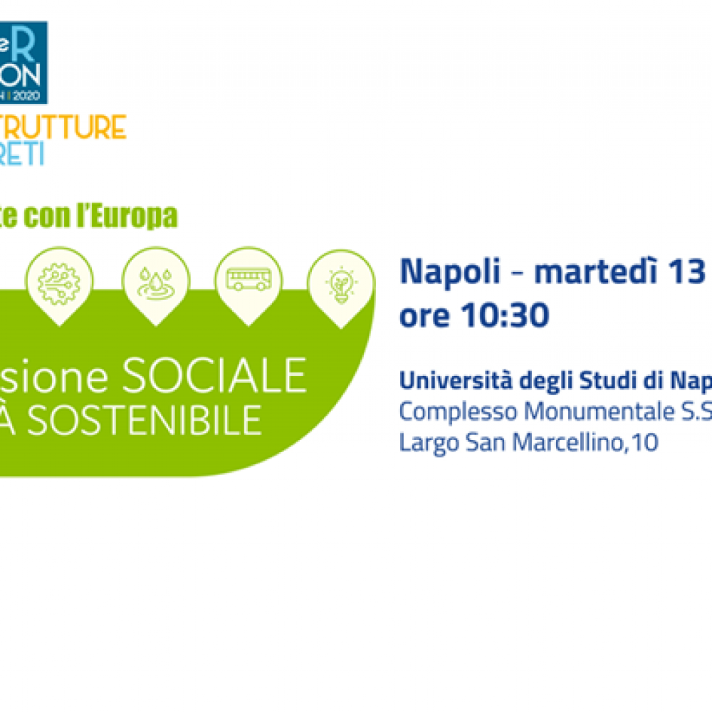 Evento "La dimensione SOCIALE della MOBILITÁ SOSTENIBILE" 