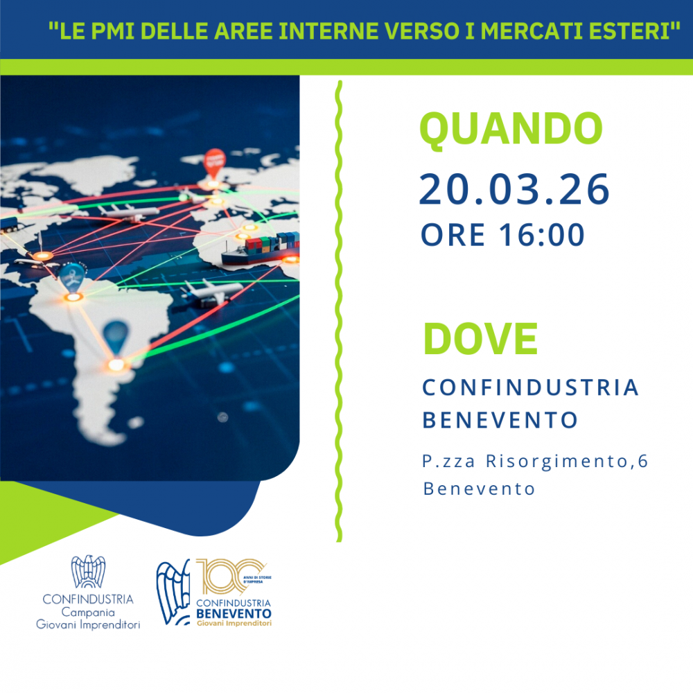 Incontro "Le PMI delle Aree Interne verso i mercati esteri" 
